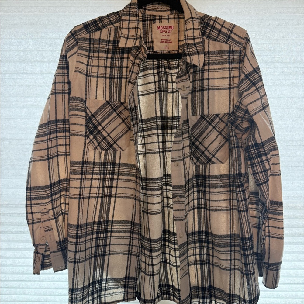 Two women’s flannels